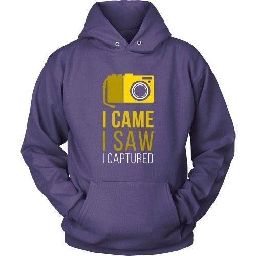 Photography T Shirt - I Came I Saw I Captured-T-shirt-Teelime | shirts-hoodies-mugs
