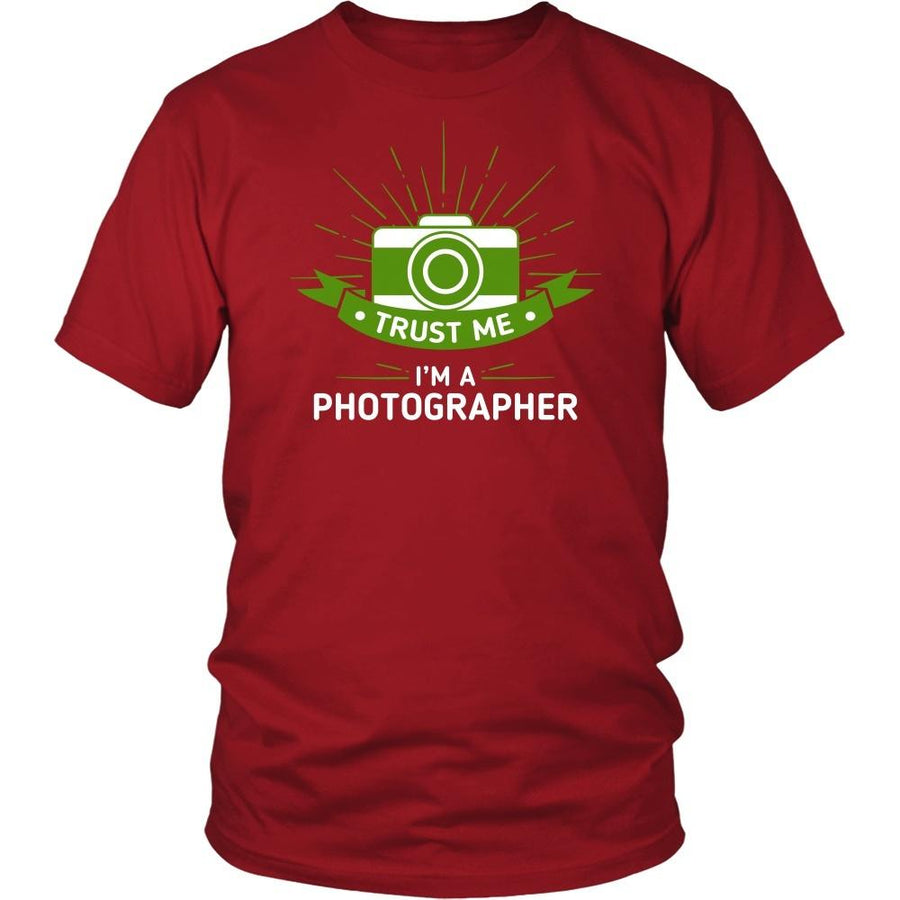 Photography T Shirt - Trust Me I'm A Photographer-T-shirt-Teelime | shirts-hoodies-mugs