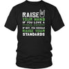 Physical Therapist Shirt - Raise your hand if you love Physical Therapist, if not raise your standards - Profession Gift-T-shirt-Teelime | shirts-hoodies-mugs