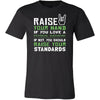 Physical Therapist Shirt - Raise your hand if you love Physical Therapist, if not raise your standards - Profession Gift-T-shirt-Teelime | shirts-hoodies-mugs