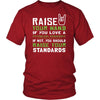 Physician Assistant Shirt - Raise your hand if you love Physician Assistant, if not raise your standards - Profession Gift-T-shirt-Teelime | shirts-hoodies-mugs