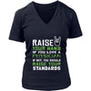 Physician Shirt - Raise your hand if you love Physician, if not raise your standards - Profession Gift-T-shirt-Teelime | shirts-hoodies-mugs