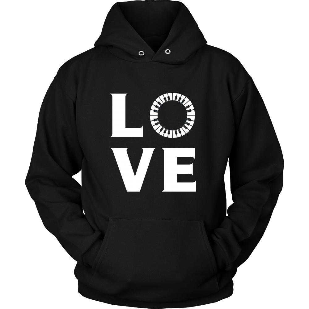 Piano - LOVE Piano - Music Instrument Shirt-T-shirt-Teelime | shirts-hoodies-mugs