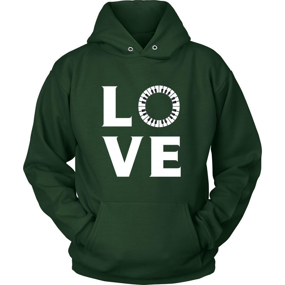 Piano - LOVE Piano - Music Instrument Shirt-T-shirt-Teelime | shirts-hoodies-mugs