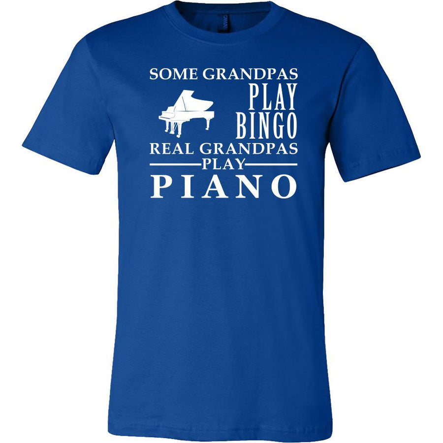 Piano Shirt Some Grandpas play bingo, real Grandpas go Piano Family Hobby-T-shirt-Teelime | shirts-hoodies-mugs