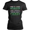 Pianos Shirt - Sorry If I Looked Interested, I think about Pianos - Music Instrument Gift-T-shirt-Teelime | shirts-hoodies-mugs