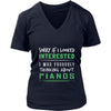 Pianos Shirt - Sorry If I Looked Interested, I think about Pianos - Music Instrument Gift-T-shirt-Teelime | shirts-hoodies-mugs