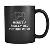 Picture - Here's a really old picture of me - 11oz Black Mug-Drinkware-Teelime | shirts-hoodies-mugs
