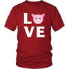 Pig - LOVE Pig - Animal Owner Shirt-T-shirt-Teelime | shirts-hoodies-mugs