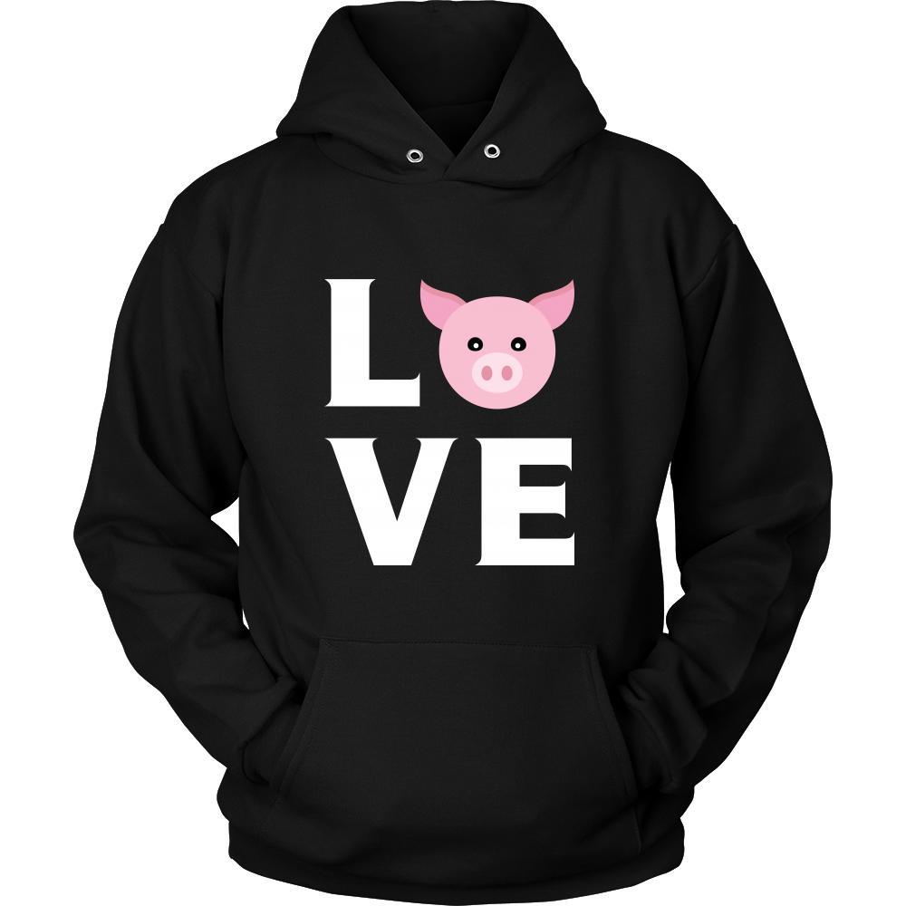 Pig - LOVE Pig - Animal Owner Shirt-T-shirt-Teelime | shirts-hoodies-mugs