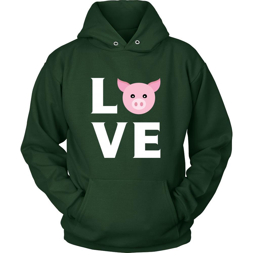 Pig - LOVE Pig - Animal Owner Shirt-T-shirt-Teelime | shirts-hoodies-mugs