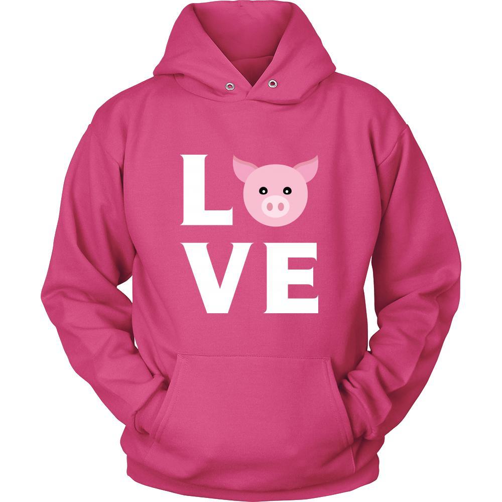 Pig - LOVE Pig - Animal Owner Shirt-T-shirt-Teelime | shirts-hoodies-mugs