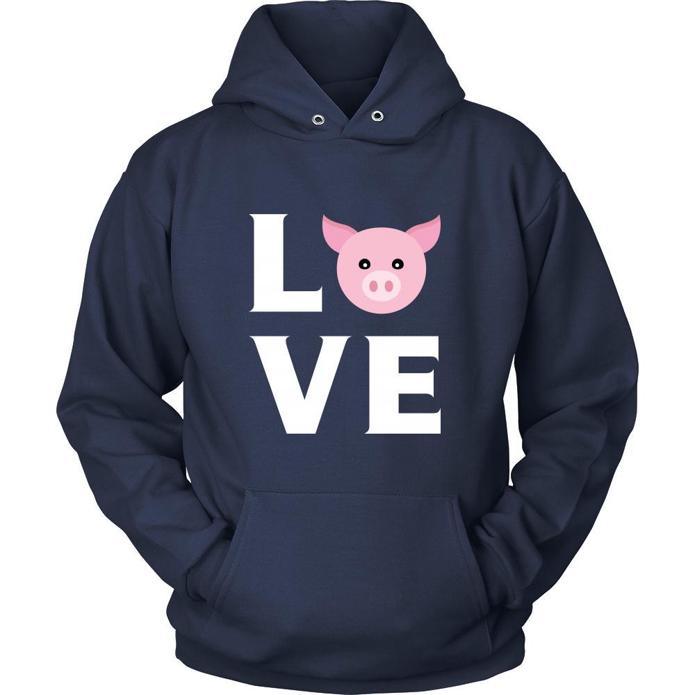 Pig - LOVE Pig - Animal Owner Shirt-T-shirt-Teelime | shirts-hoodies-mugs