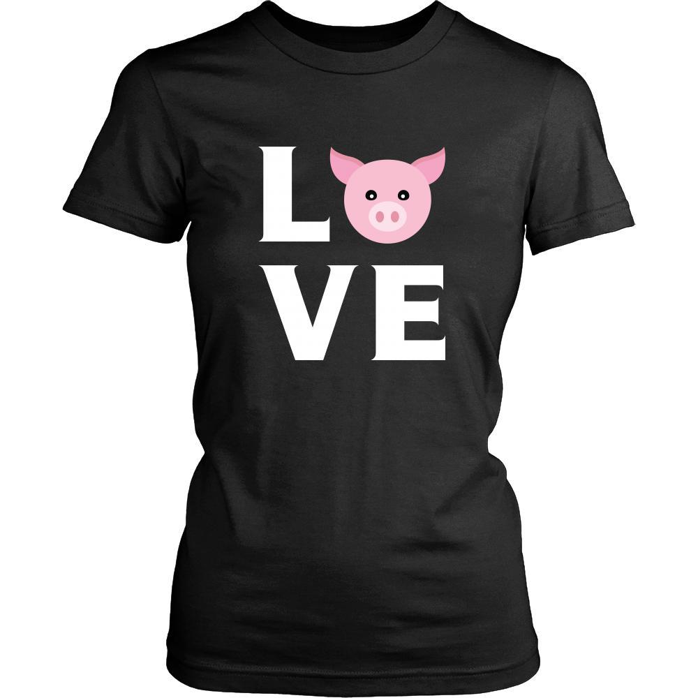 Pig - LOVE Pig - Animal Owner Shirt-T-shirt-Teelime | shirts-hoodies-mugs