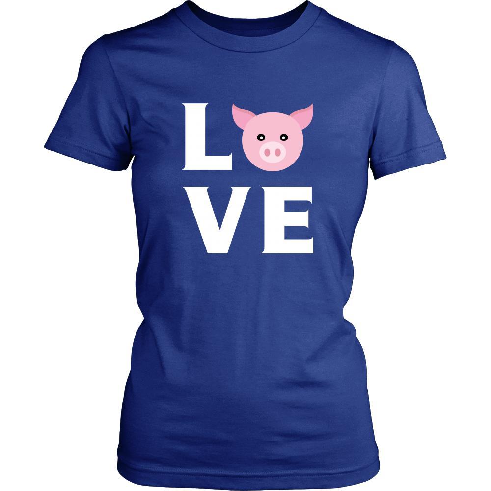 Pig - LOVE Pig - Animal Owner Shirt-T-shirt-Teelime | shirts-hoodies-mugs