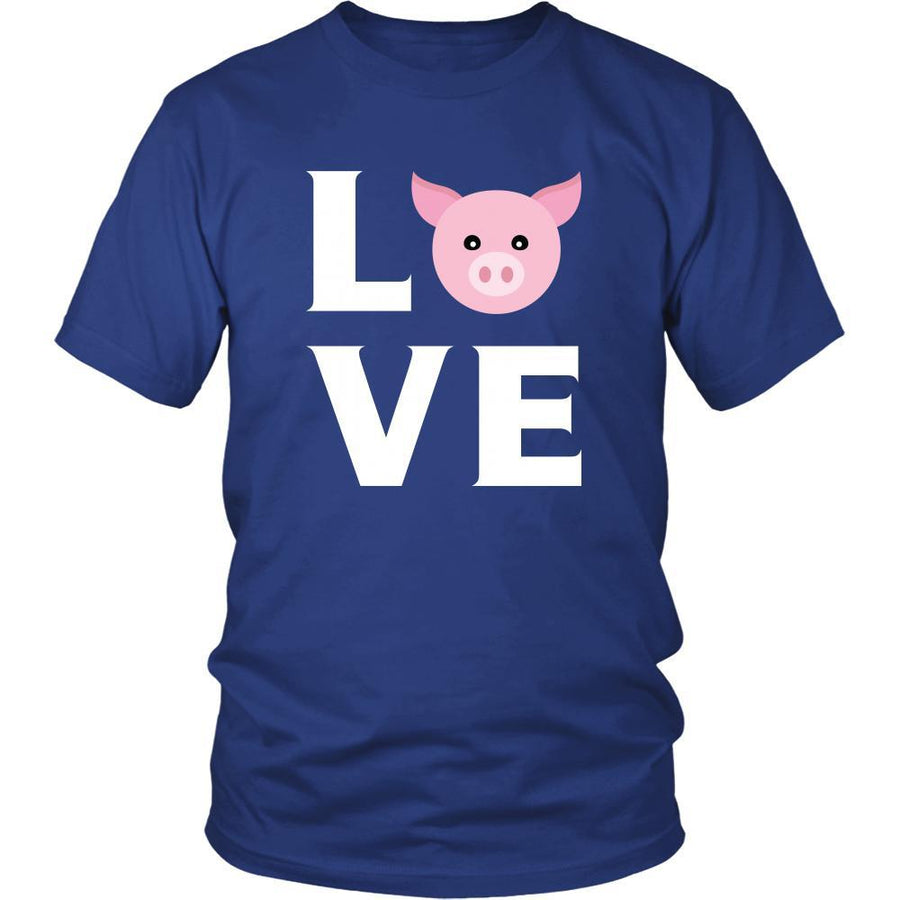 Pig - LOVE Pig - Animal Owner Shirt-T-shirt-Teelime | shirts-hoodies-mugs