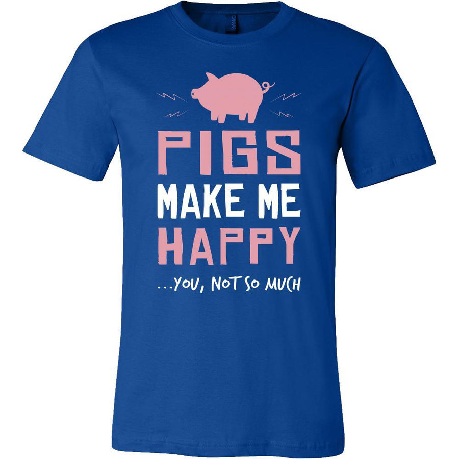 Pig Shirt - Make Me Happy - Animal Lover Gift-T-shirt-Teelime | shirts-hoodies-mugs