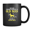 Pinscher Never underestimate an old man with a Pinscher 11oz Black Mug-Drinkware-Teelime | shirts-hoodies-mugs