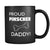 Pinscher Proud Pinscher Daddy 11oz Black Mug