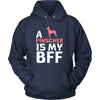 Pinscher Shirt - a Pinscher is my bff- Dog Lover Gift-T-shirt-Teelime | shirts-hoodies-mugs