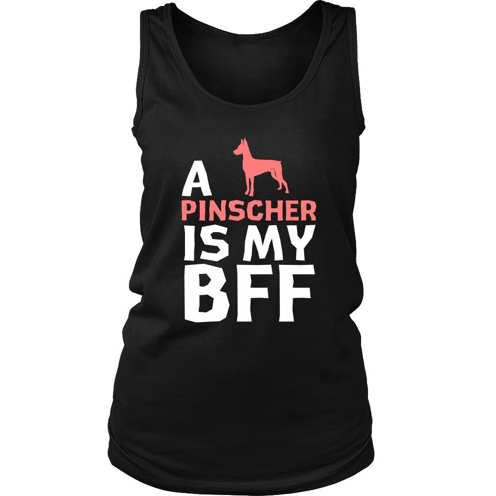 Pinscher Shirt - a Pinscher is my bff- Dog Lover Gift-T-shirt-Teelime | shirts-hoodies-mugs