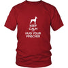 Pinscher Shirt - Keep Calm and Hug Your Pinscher- Dog Lover Gift-T-shirt-Teelime | shirts-hoodies-mugs