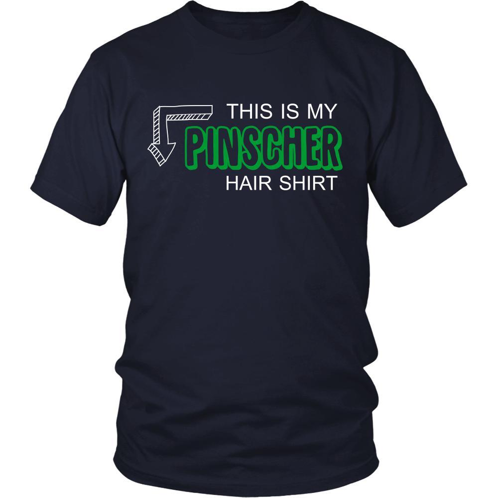 Pinscher Shirt - This is my Pinscher hair shirt - Dog Lover Gift-T-shirt-Teelime | shirts-hoodies-mugs