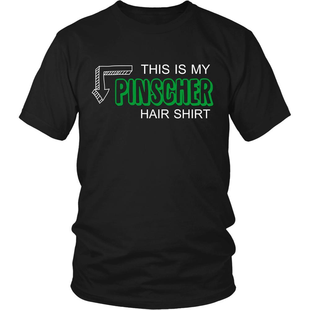 Pinscher Shirt - This is my Pinscher hair shirt - Dog Lover Gift-T-shirt-Teelime | shirts-hoodies-mugs