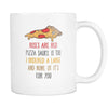 Pizza mugs - Roses are red Pizza sauce is too-Drinkware-Teelime | shirts-hoodies-mugs