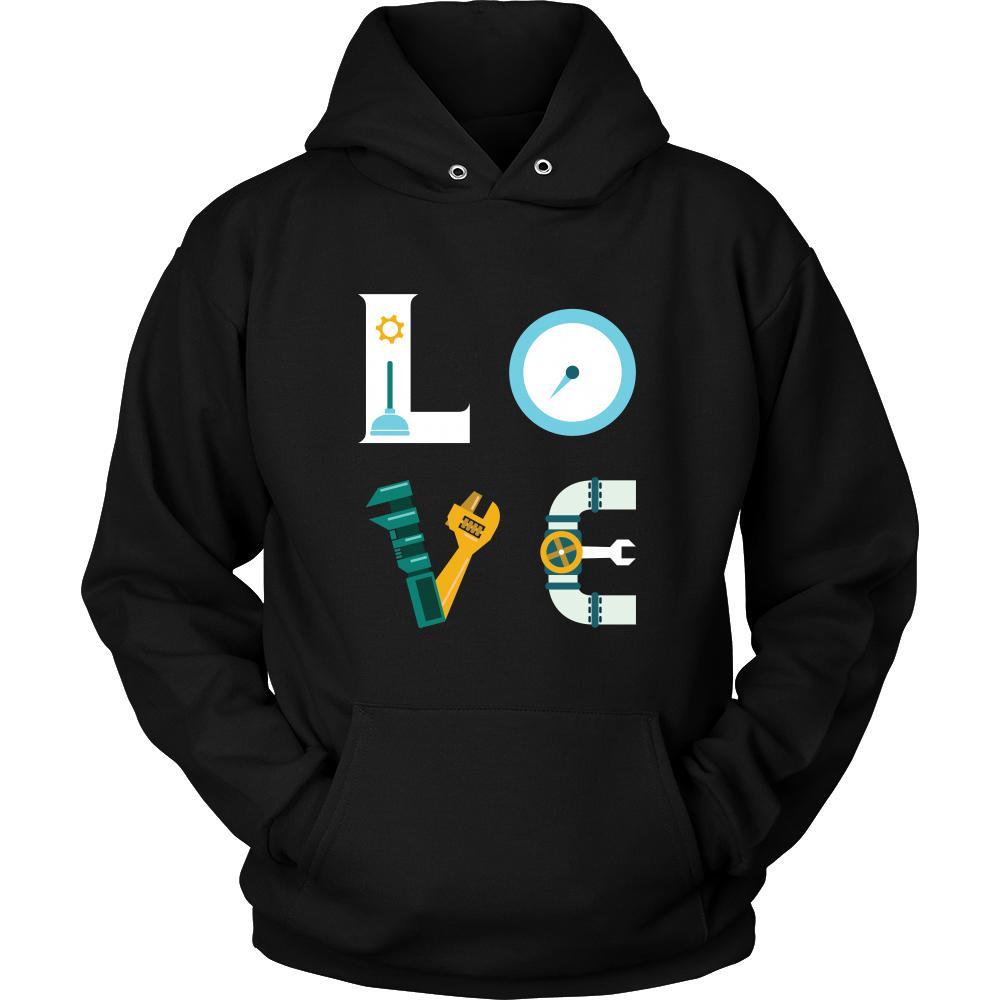Plumber - LOVE Plumber - Profession/Job Shirt-T-shirt-Teelime | shirts-hoodies-mugs