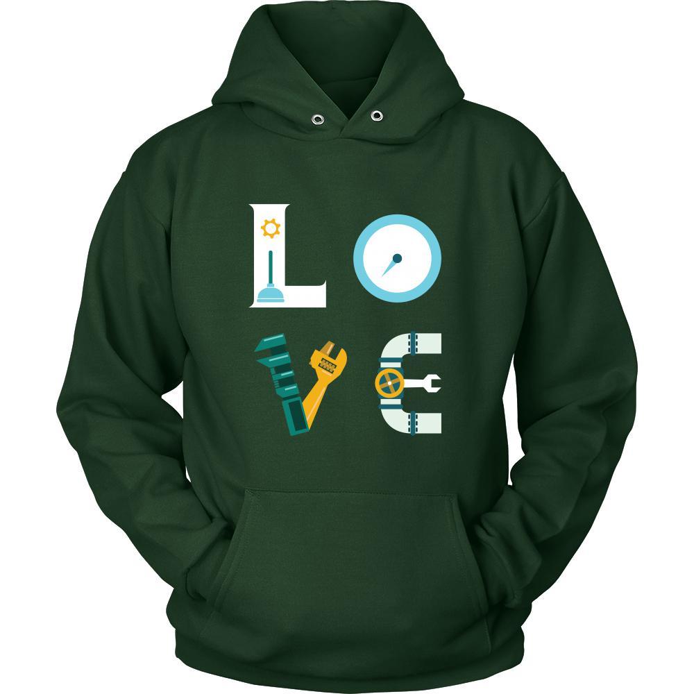 Plumber - LOVE Plumber - Profession/Job Shirt-T-shirt-Teelime | shirts-hoodies-mugs