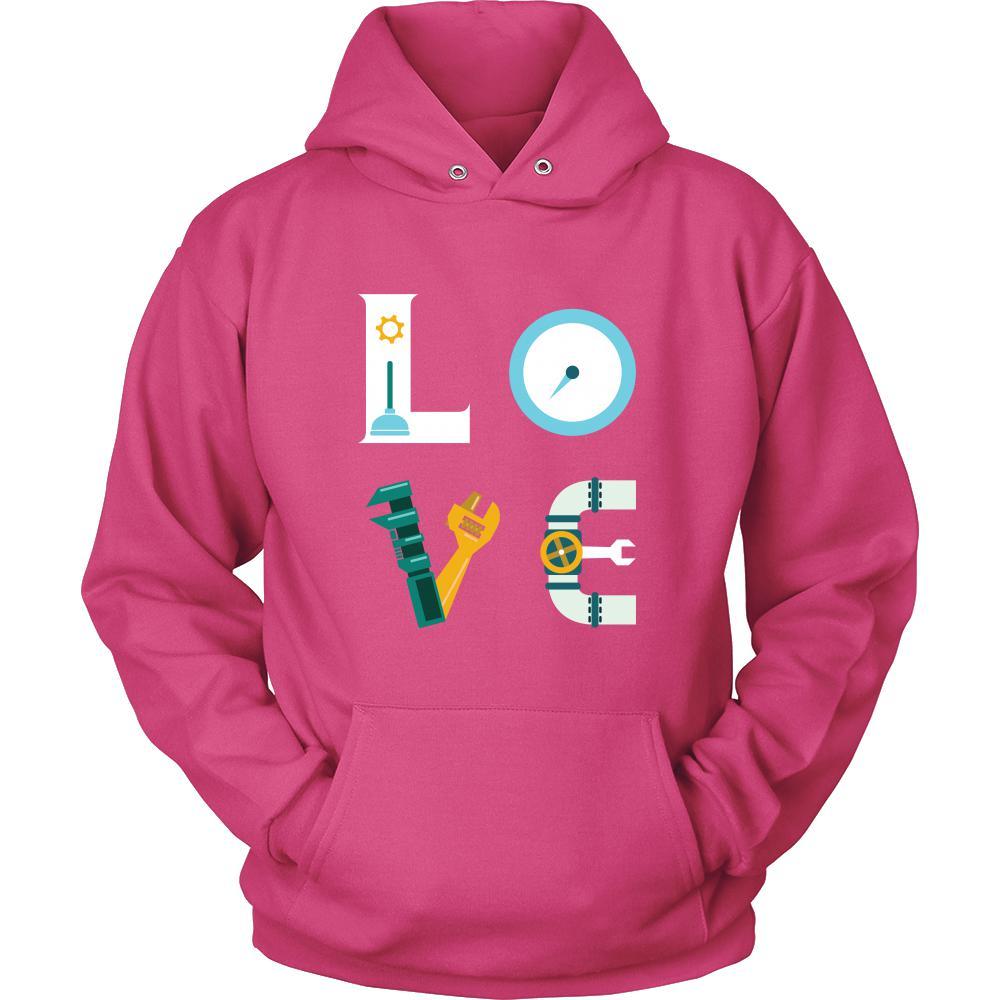Plumber - LOVE Plumber - Profession/Job Shirt-T-shirt-Teelime | shirts-hoodies-mugs