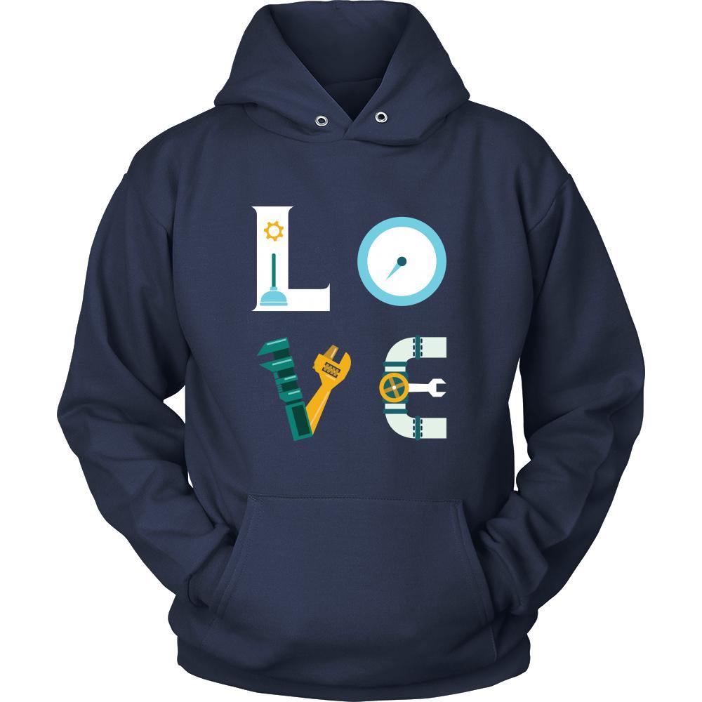 Plumber - LOVE Plumber - Profession/Job Shirt-T-shirt-Teelime | shirts-hoodies-mugs