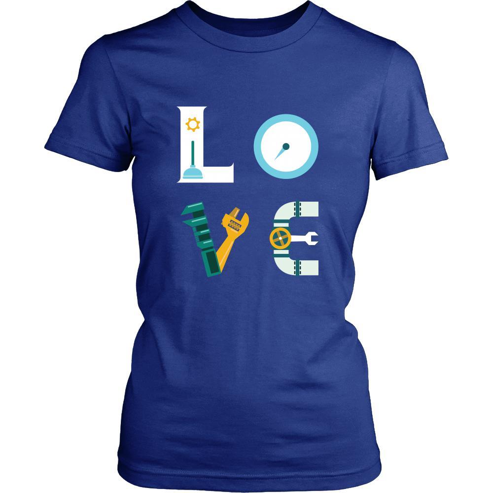 Plumber - LOVE Plumber - Profession/Job Shirt-T-shirt-Teelime | shirts-hoodies-mugs