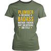 Plumber Shirt - Plumber because badass mother fucker isn't an official job title - Profession Gift-T-shirt-Teelime | shirts-hoodies-mugs