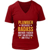 Plumber Shirt - Plumber because badass mother fucker isn't an official job title - Profession Gift-T-shirt-Teelime | shirts-hoodies-mugs