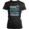 Plumber Shirt - Raise your hand if you love Plumber, if not raise your standards - Profession Gift-T-shirt-Teelime | shirts-hoodies-mugs