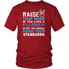 Plumber Shirt - Raise your hand if you love Plumber, if not raise your standards - Profession Gift-T-shirt-Teelime | shirts-hoodies-mugs