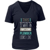 Plumber Shirt - This is what an awesome Plumber looks like - Profession Gift-T-shirt-Teelime | shirts-hoodies-mugs