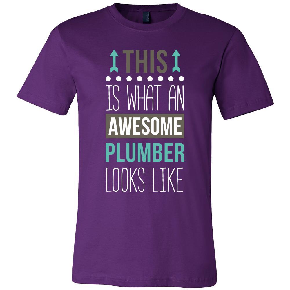 Plumber Shirt - This is what an awesome Plumber looks like - Profession Gift-T-shirt-Teelime | shirts-hoodies-mugs