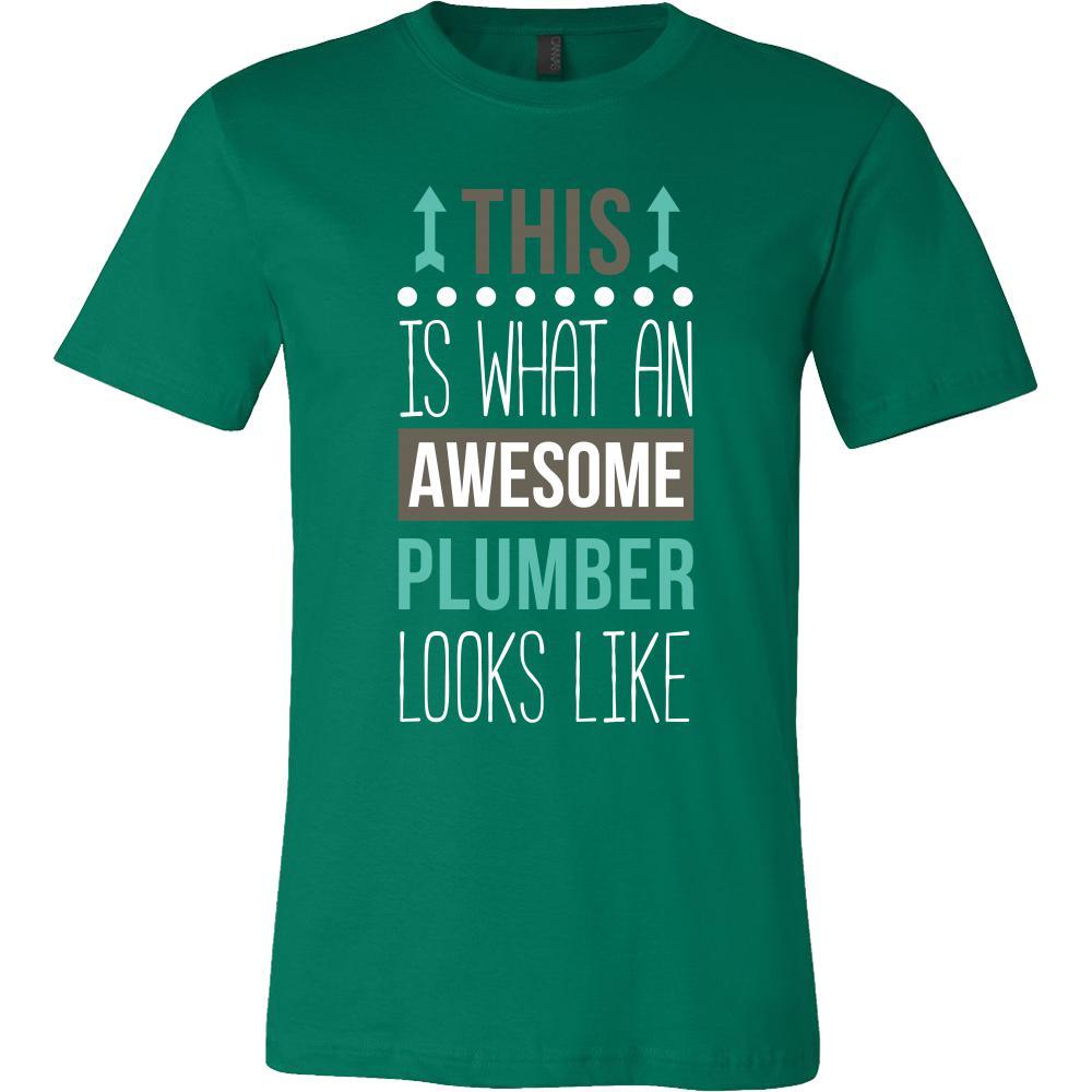 Plumber Shirt - This is what an awesome Plumber looks like - Profession Gift-T-shirt-Teelime | shirts-hoodies-mugs