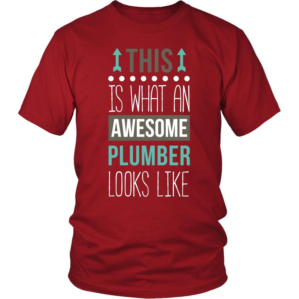 Plumber Shirt - This is what an awesome Plumber looks like - Profession Gift-T-shirt-Teelime | shirts-hoodies-mugs