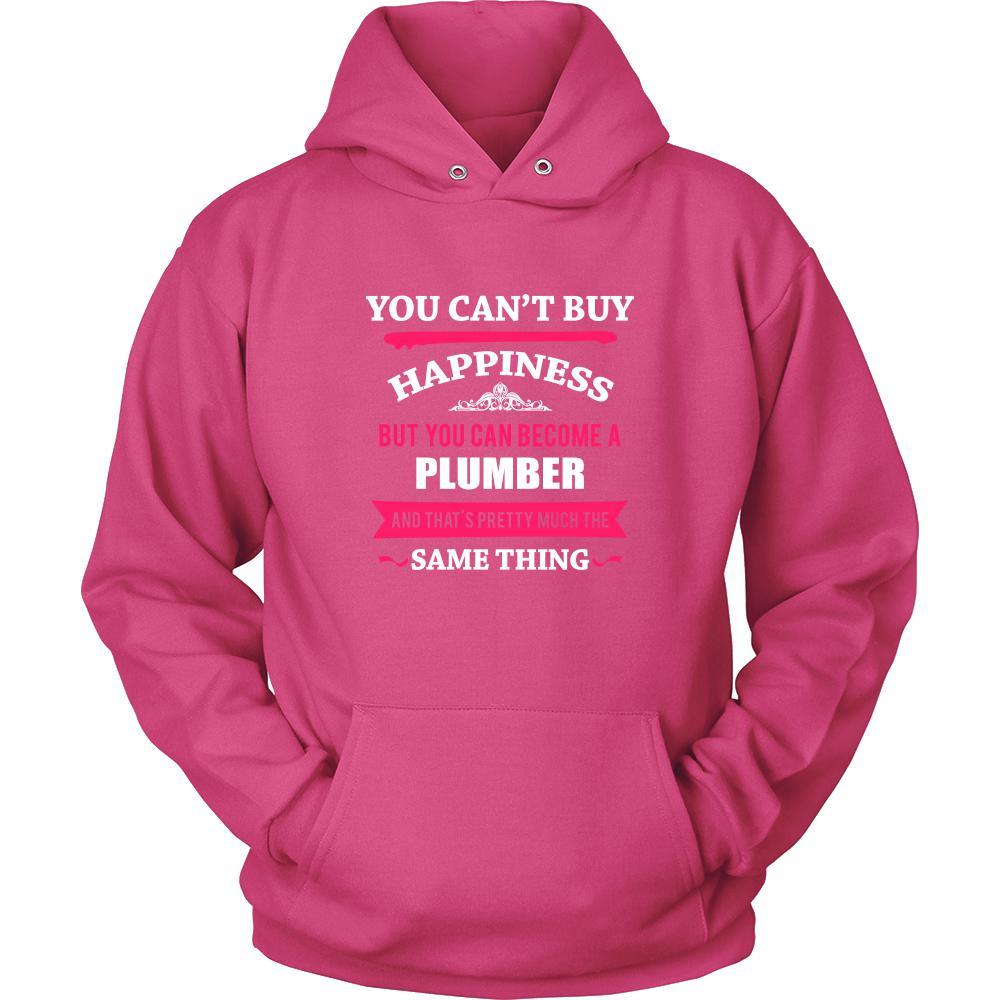 Plumber Shirt - You can't buy happiness but you can become a Plumber and that's pretty much the same thing Profession-T-shirt-Teelime | shirts-hoodies-mugs