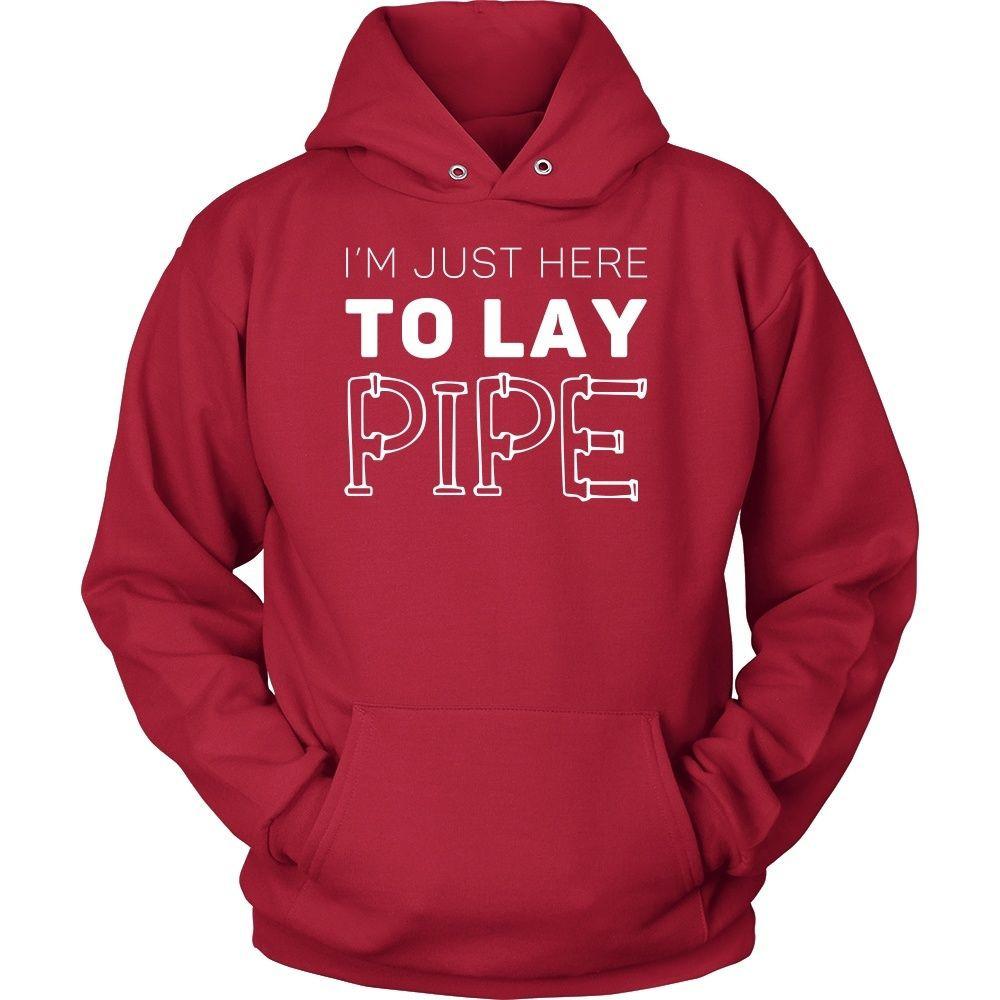 Plumber T Shirt - I'm just here to lay pipe-T-shirt-Teelime | shirts-hoodies-mugs