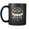 Plumber This plumber will lay pipe for beer 11oz Black Mug-Drinkware-Teelime | shirts-hoodies-mugs