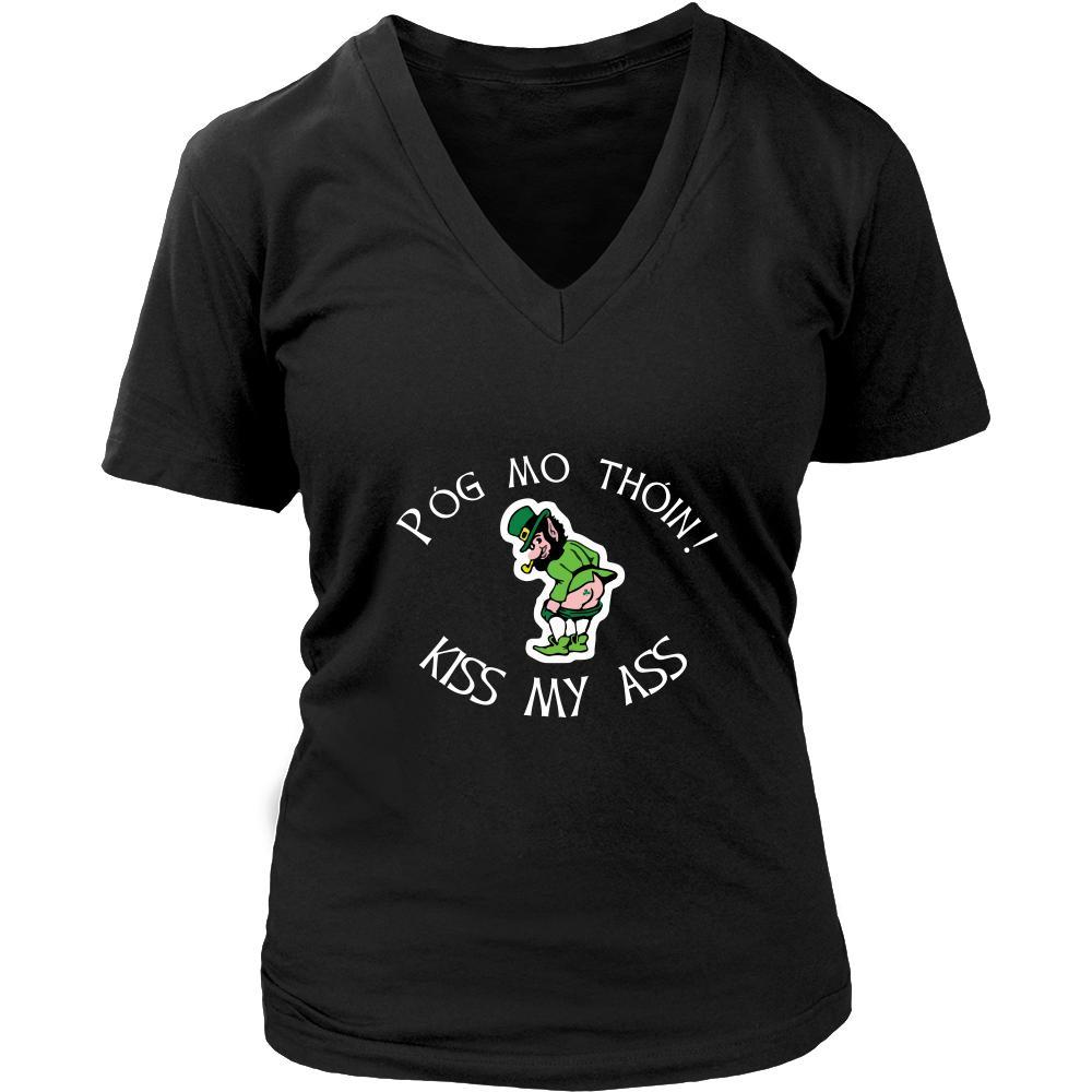 Pog Mo Thoin! - Kiss my Ass! - Irish funny joke St Patrick Day Shirts-T-shirt-Teelime | shirts-hoodies-mugs