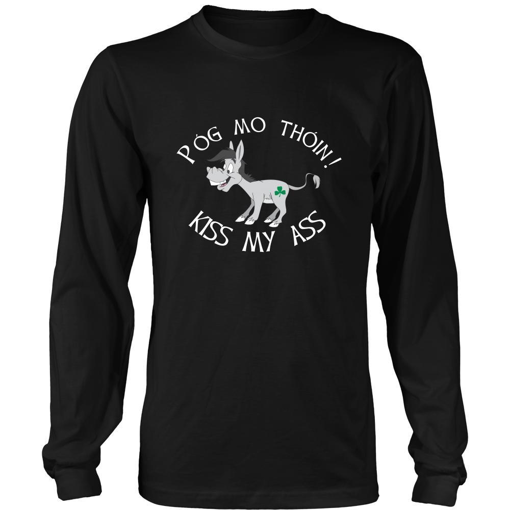 Pog Mo Thoin! - Kiss my Ass! - Irish funny joke St Patrick Day Shirts-T-shirt-Teelime | shirts-hoodies-mugs