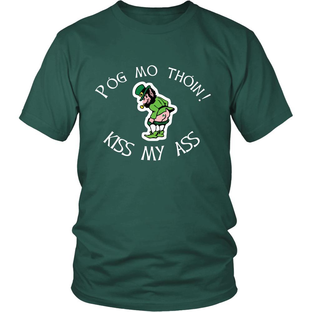 Pog Mo Thoin! - Kiss my Ass! - Irish funny joke St Patrick Day Shirts-T-shirt-Teelime | shirts-hoodies-mugs