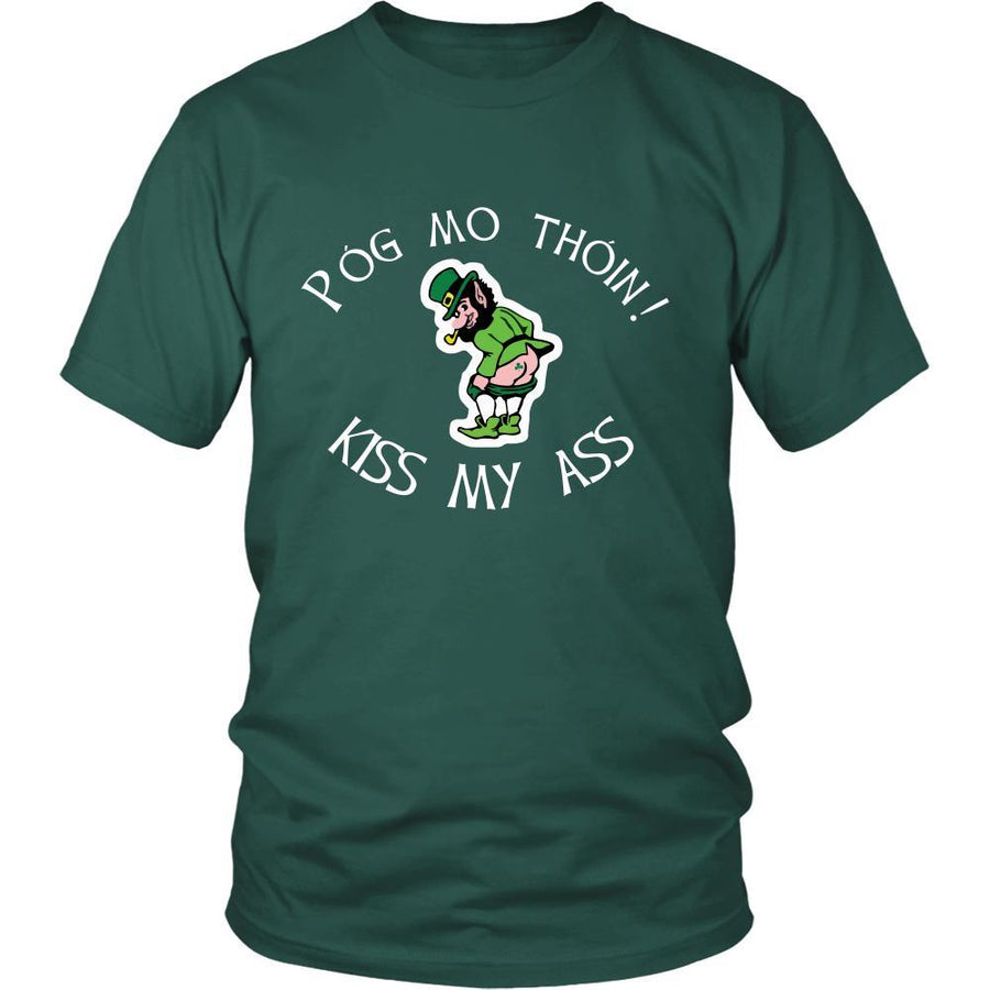 Pog Mo Thoin! - Kiss my Ass! - Irish funny joke St Patrick Day Shirts-T-shirt-Teelime | shirts-hoodies-mugs
