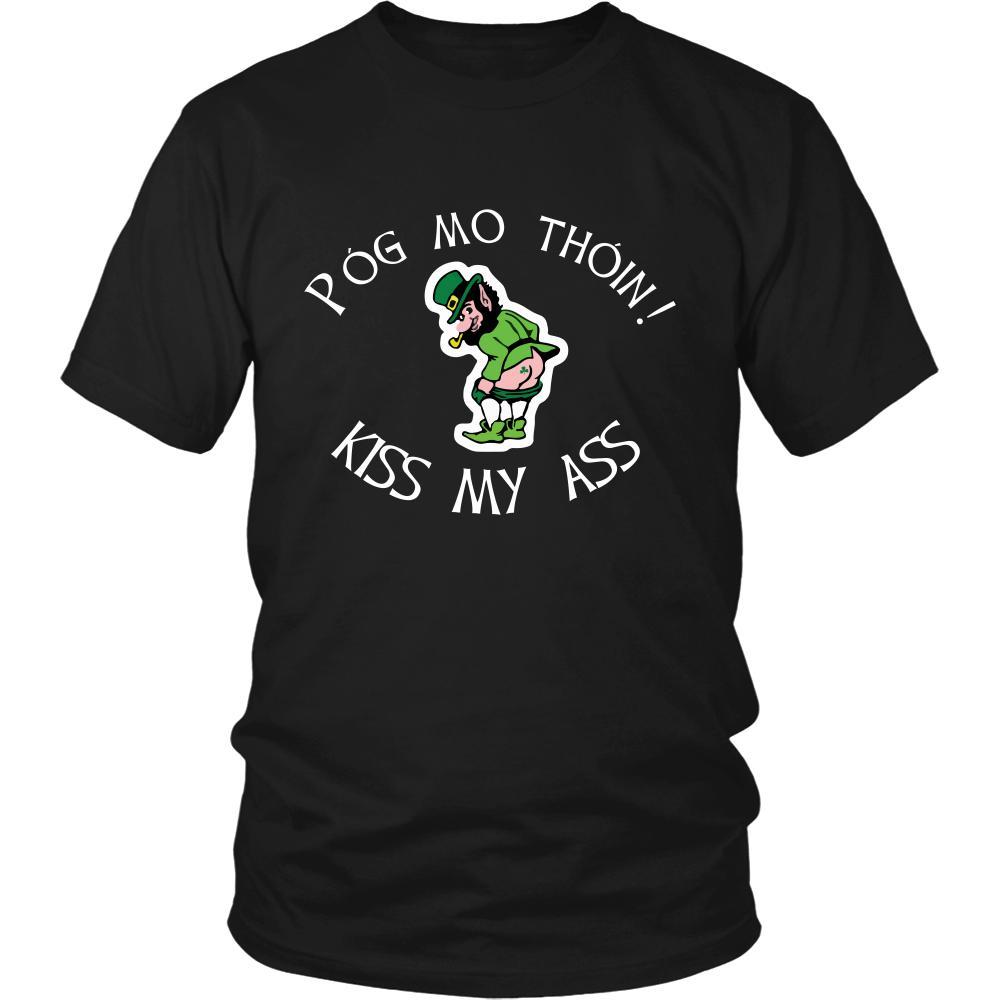 Pog Mo Thoin! - Kiss my Ass! - Irish funny joke St Patrick Day Shirts-T-shirt-Teelime | shirts-hoodies-mugs